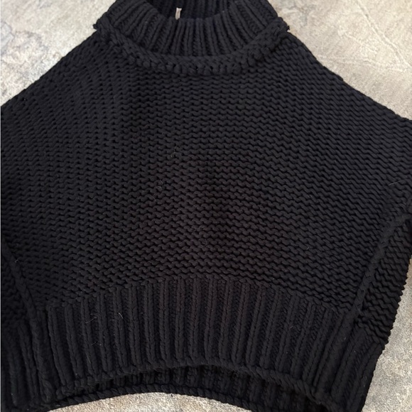 Free People Charcoal Knit Sweater - Picture 7 of 10